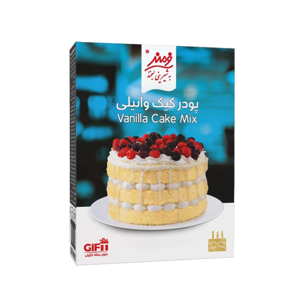 پودر کیک وانیلی فرمند