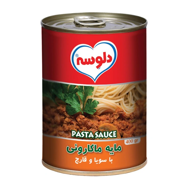کنسرو مایه ماکارونی  ( 400 گرم ) دلوسه